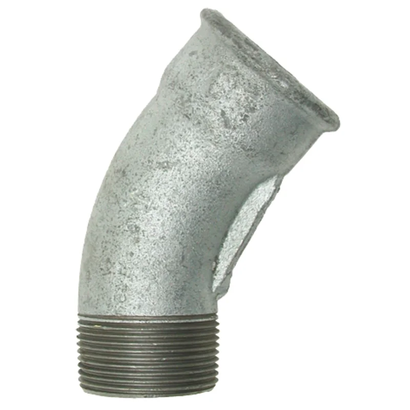 Kolano kolanko żeliwne ocynk 45 st 1 1/4 GW GZ - 2601004006 - GRANIT