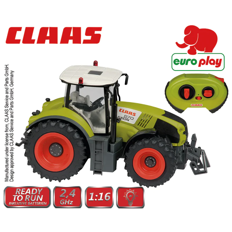 Traktor zdalnie sterowany CLAAS AXION 870 1:16 99001