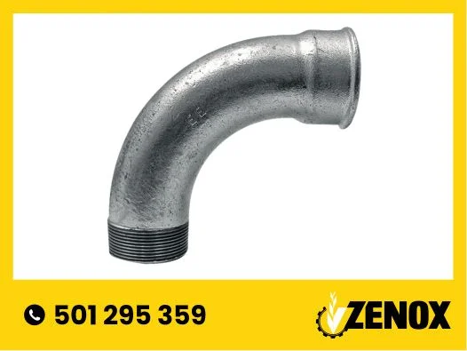 Kolano kolanko żeliwne ocynk 90 st 1 cal GZ GW - 2601000106