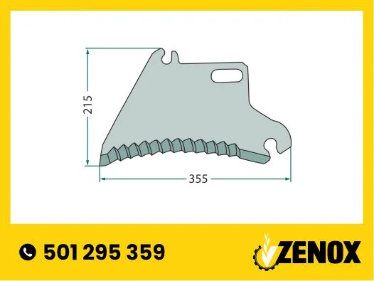 のえる Noże do przyczep samozbierających Mengele - ZENOX