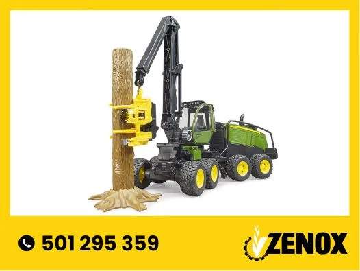 Harwester John Deere 1270G Z Konarem BRUDER 02135 seria