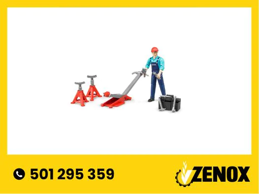 Zestaw figurek warsztat Mechanik BRUDER 62100 seria Profi 1 16 60062100 Bruder