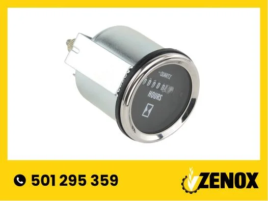 Licznik motogodzin godzin czasu pracy 12V 24V 52mm