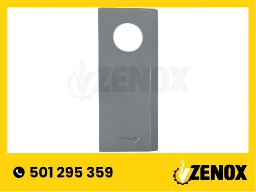 Nóż nożyk lewy wygięty 100x39x3mm fi-19 kosiarki SIPMA 25szt