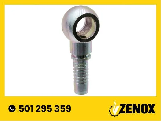 cannaさま Końcówka zakuwka oczkowa węża hydraulicznego DN 8 5/16 x 1/4
