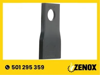 しーこ★ 4120114730 Nożyk kosiarki rotacyjnej lewy 120x48x4 mm otwór